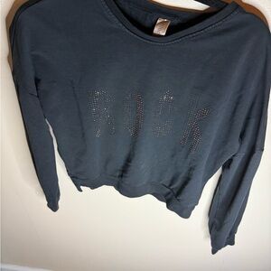 Black 'Rock' Women Top